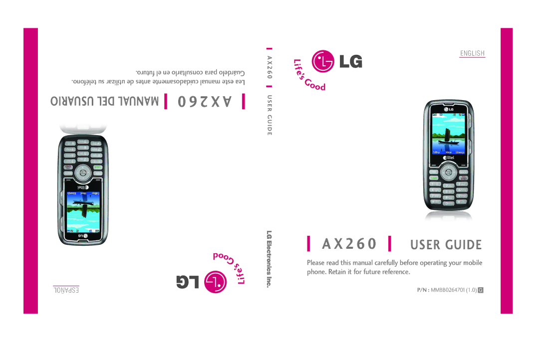 LG Electronics AX260 manual 2 6 