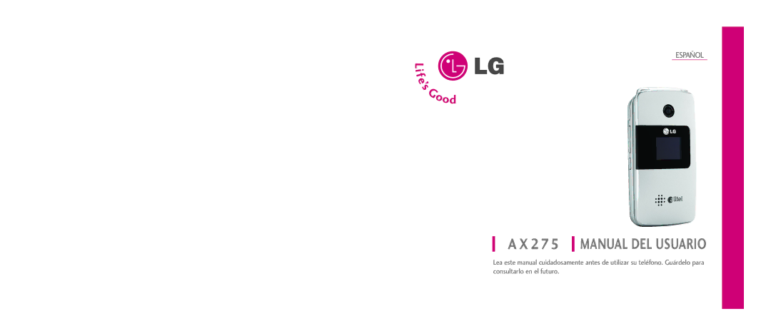 LG Electronics AX275 manual Manual DEL Usuario 