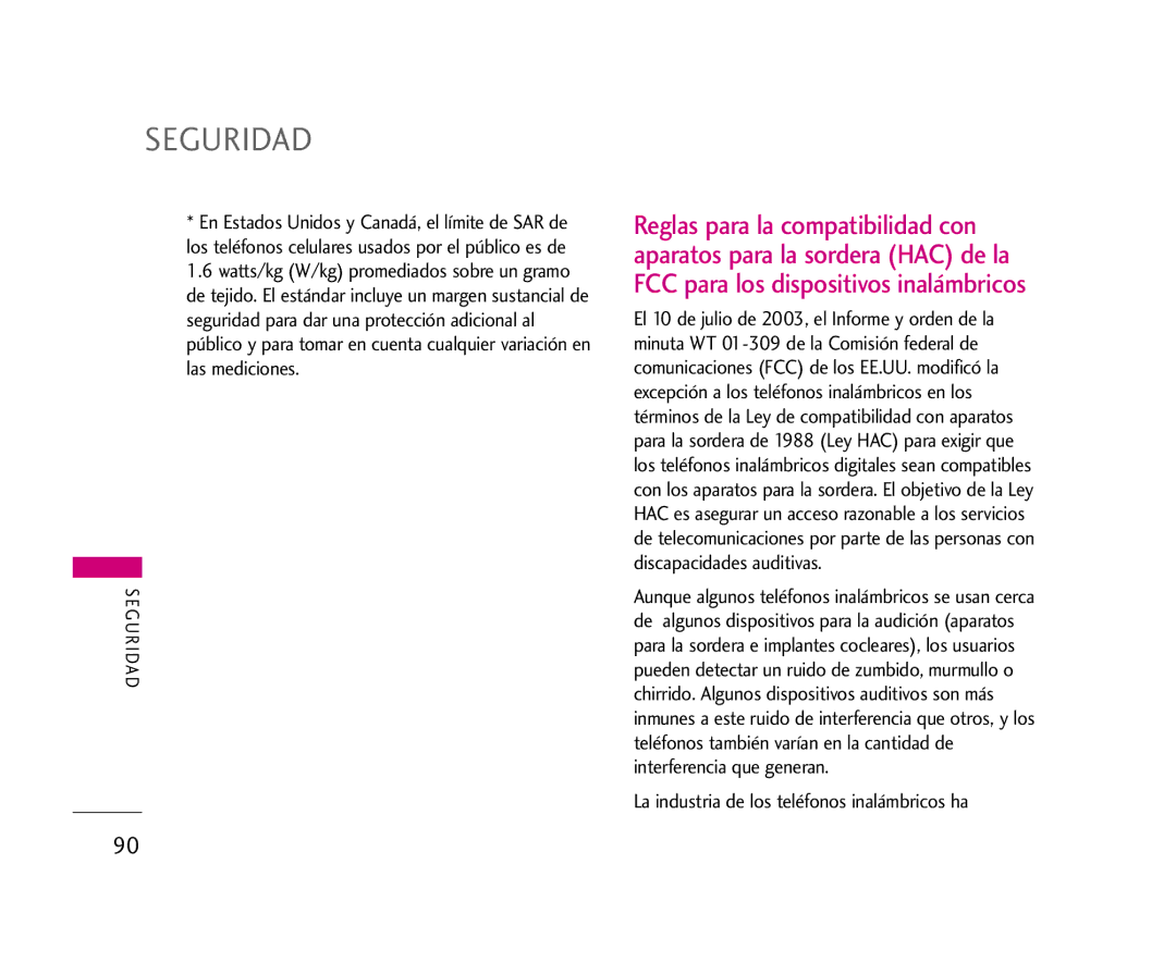 LG Electronics AX275 manual La industria de los teléfonos inalámbricos ha 