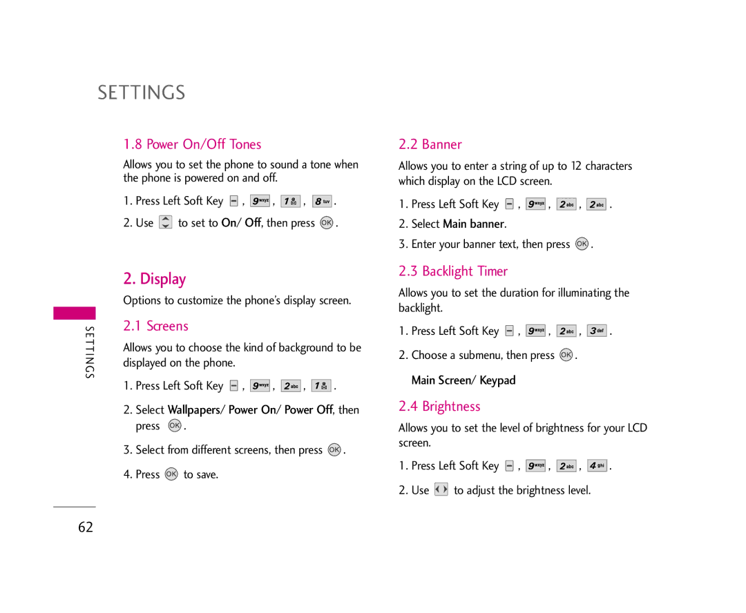 LG Electronics AX275 manual Display 