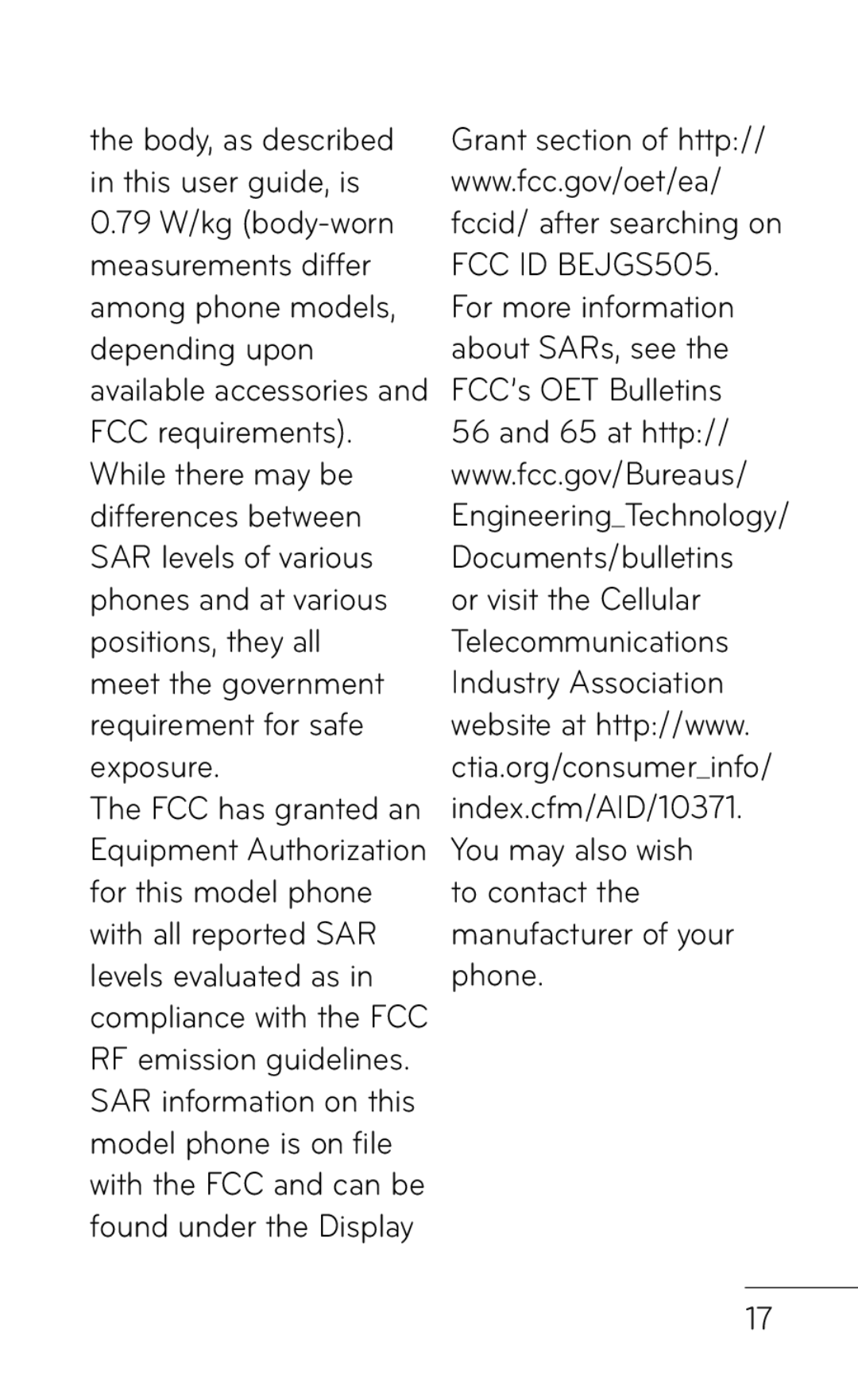 LG Electronics B016222 manual To contact the manufacturer of your phone 