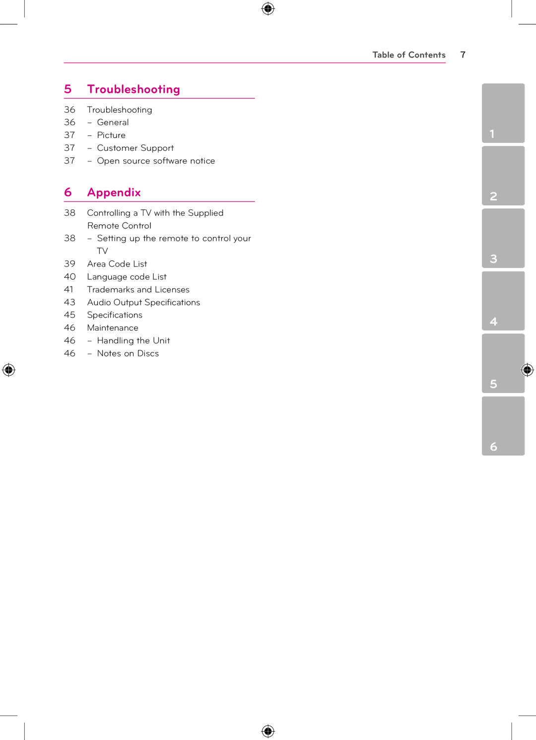 LG Electronics BP120 owner manual Troubleshooting 