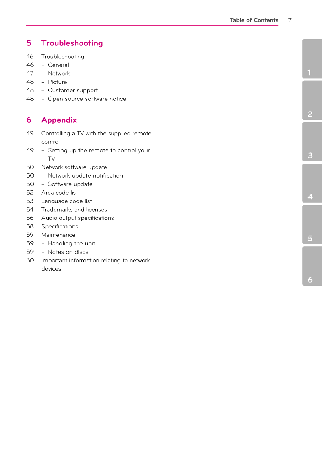 LG Electronics BP200 owner manual Troubleshooting 