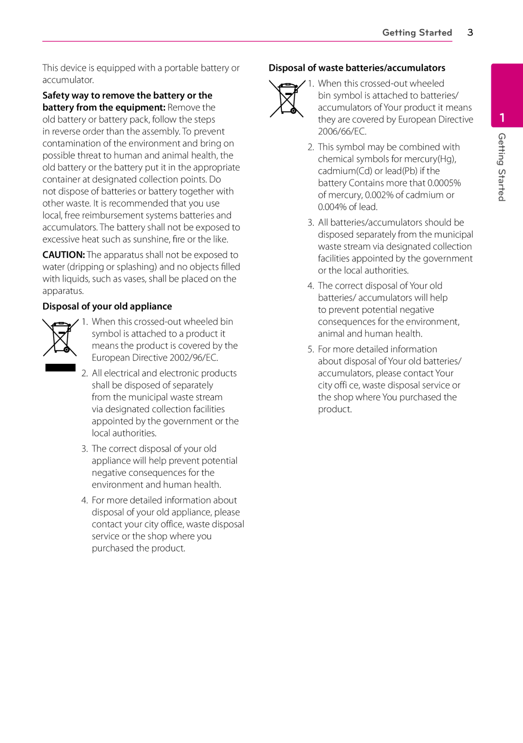 LG Electronics BP730N owner manual Safety way to remove the battery or, Battery from the equipment Remove 