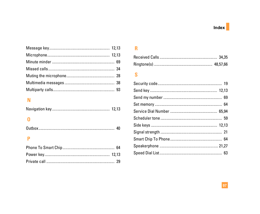 LG Electronics C1500 manual 34,35, 65,94, 21,27 