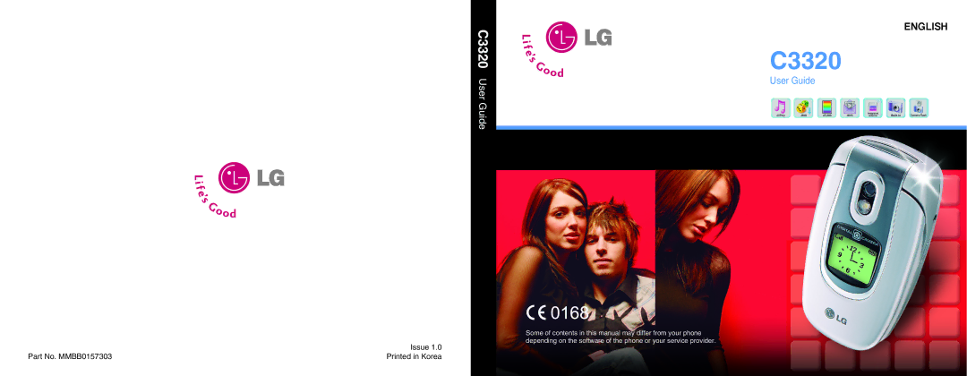 LG Electronics C3320 manual 