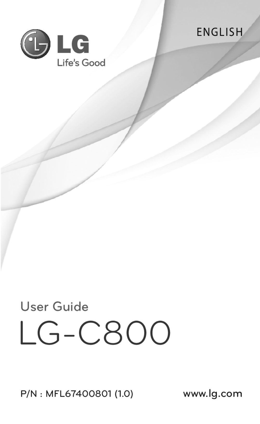 LG Electronics manual LG-C800 