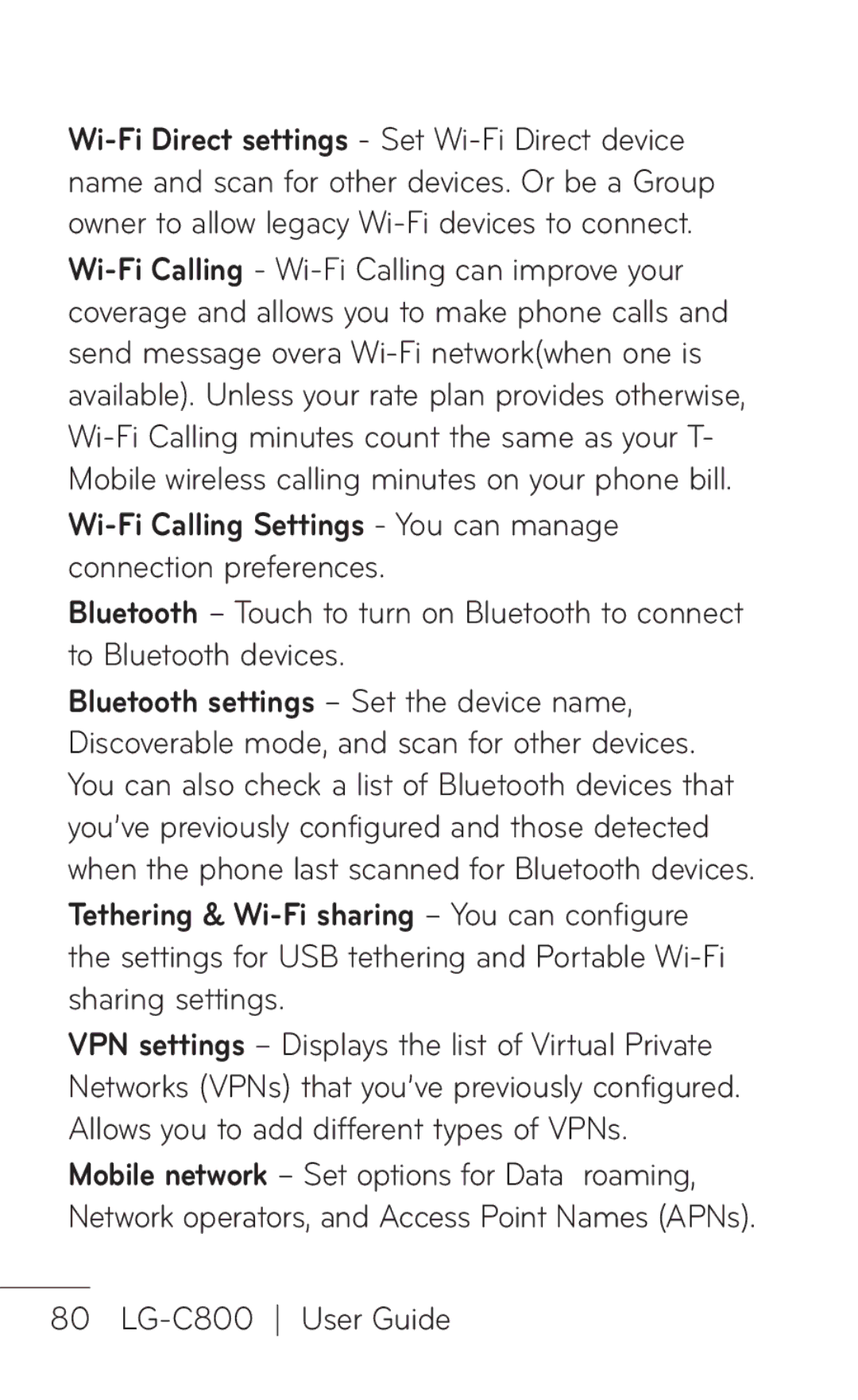 LG Electronics manual LG-C800 User Guide 