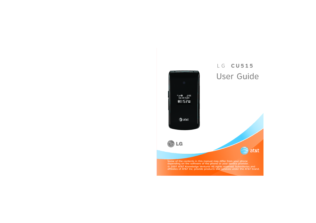 LG Electronics CU515 manual 