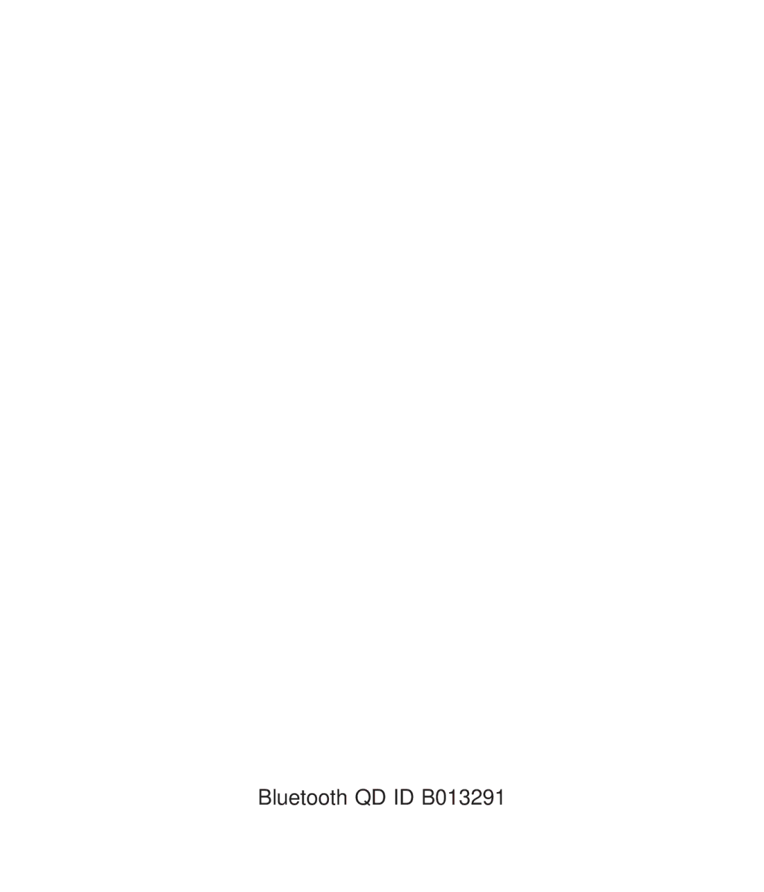 LG Electronics CU920 manual Bluetooth QD ID B013291 