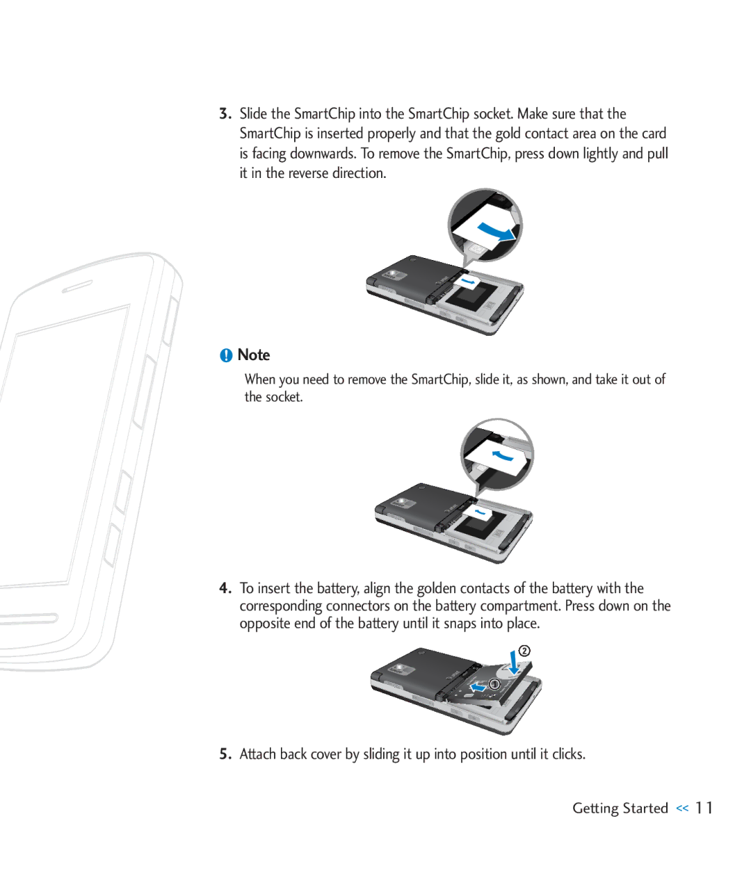 LG Electronics CU920 manual Getting Started 