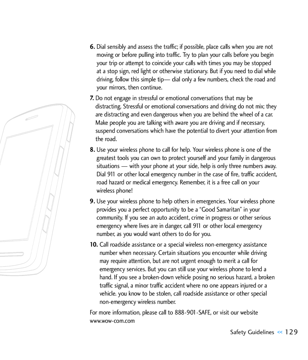 LG Electronics CU920 manual Safety Guidelines 