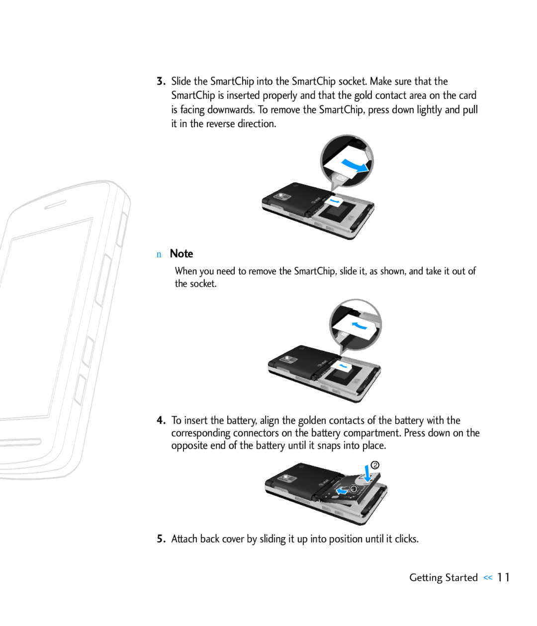 LG Electronics CU920 manual Getting Started 