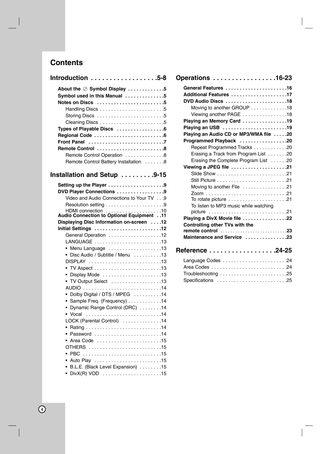 LG Electronics DNX190UH, DNX190MH owner manual Contents 