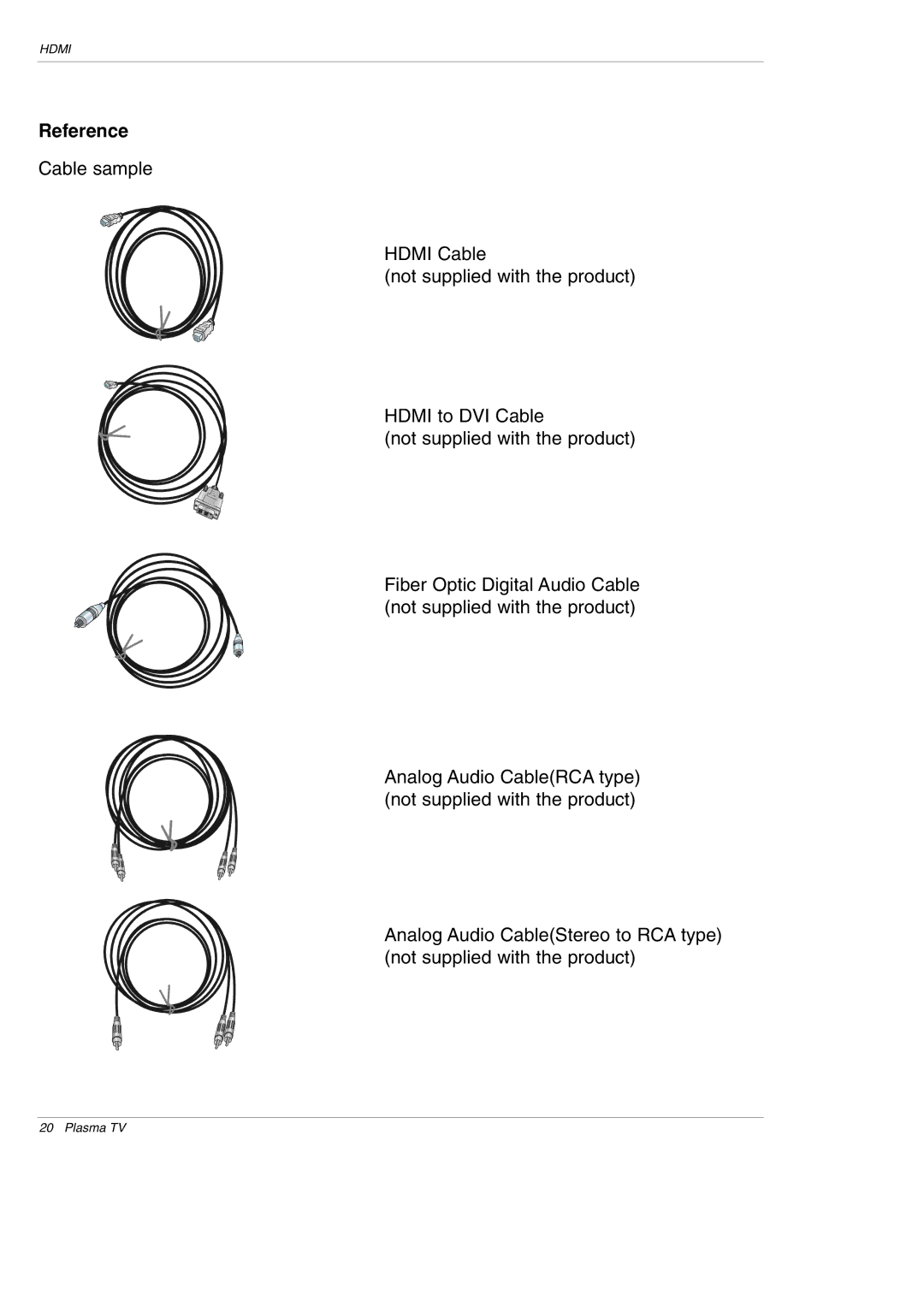 LG Electronics DU-42PY10X owner manual Reference 