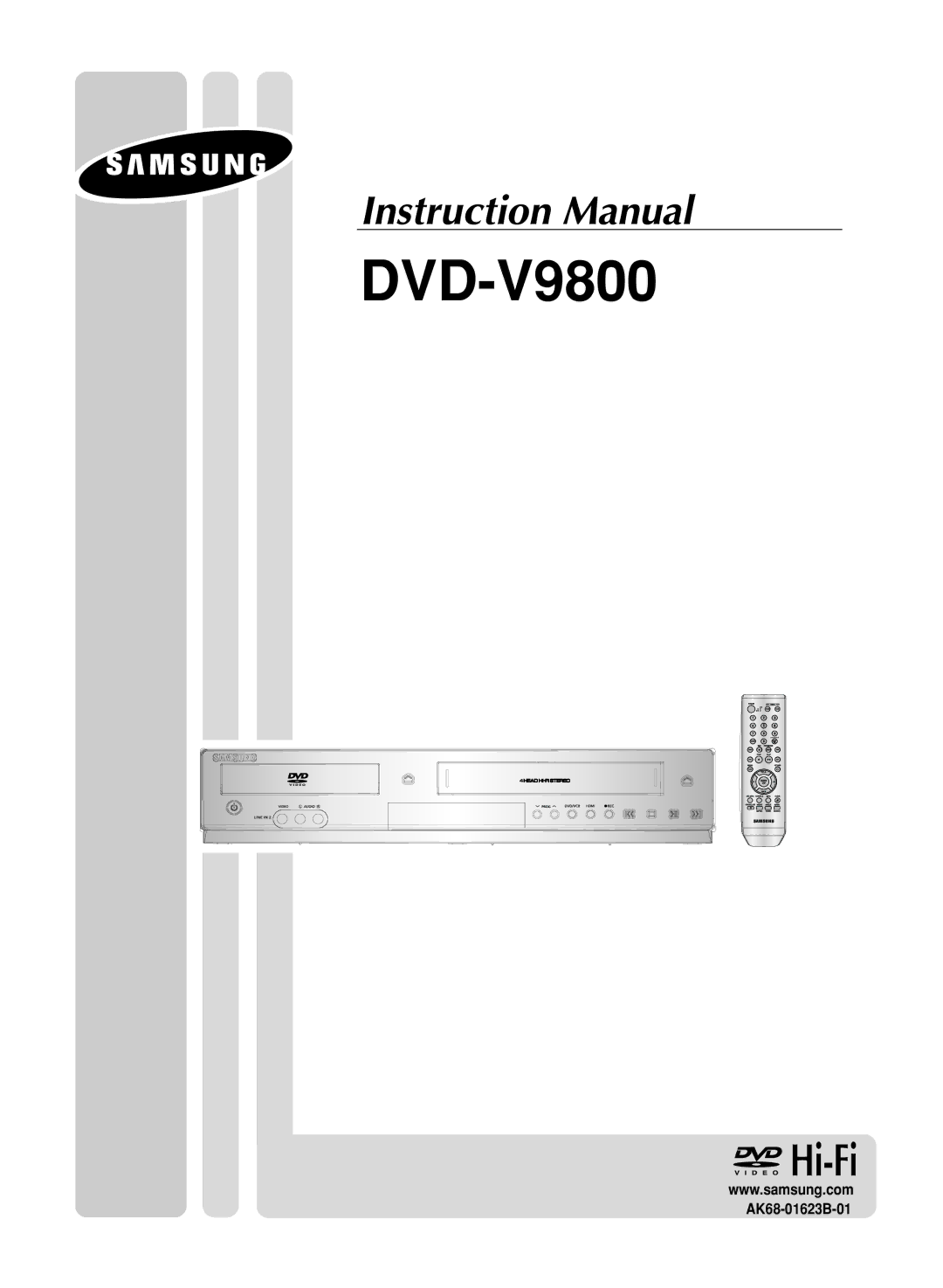 LG Electronics DVD-V9800 instruction manual 