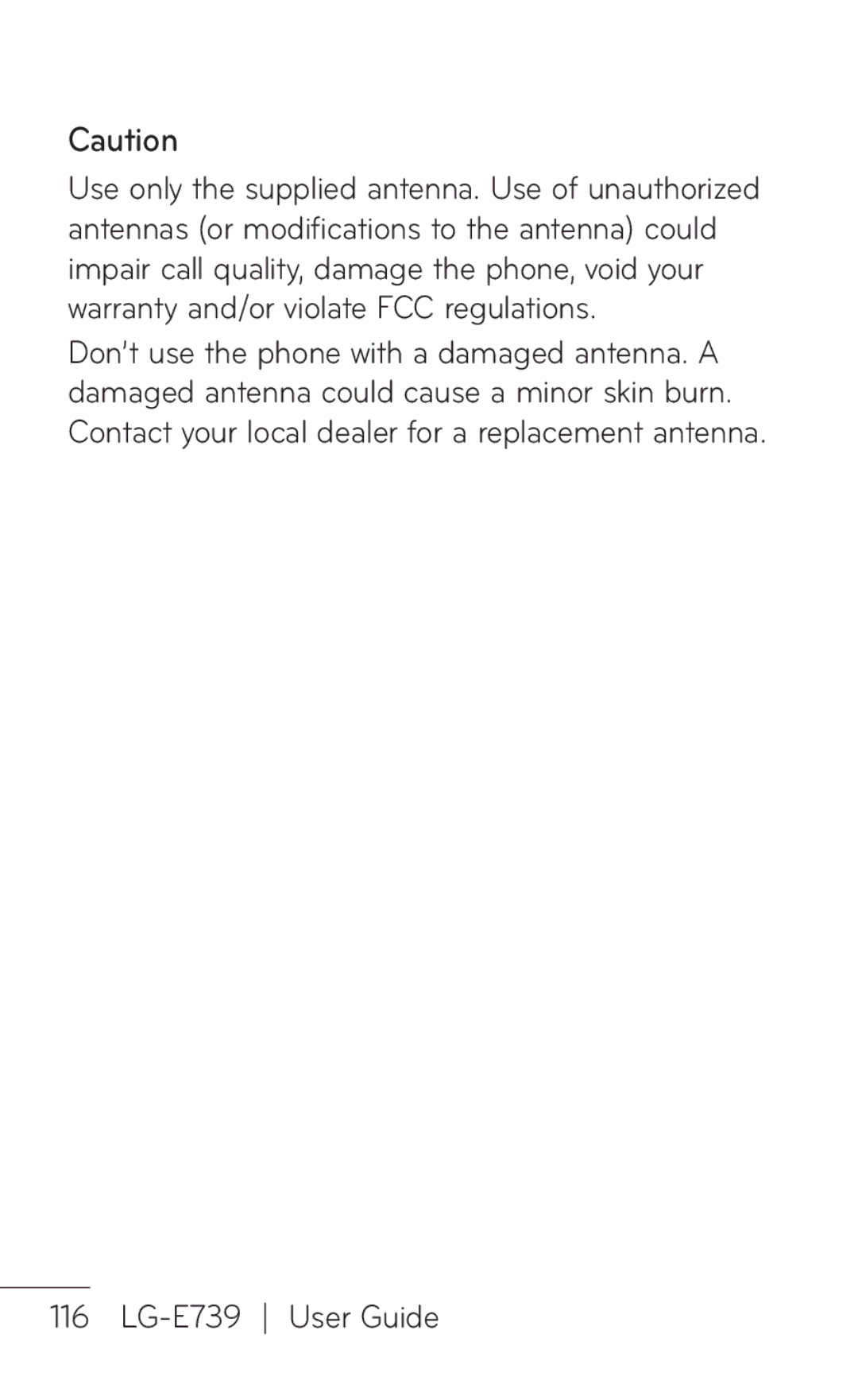 LG Electronics manual LG-E739 User Guide 