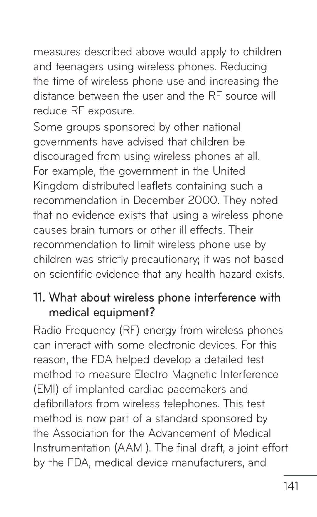 LG Electronics E739 manual 141 