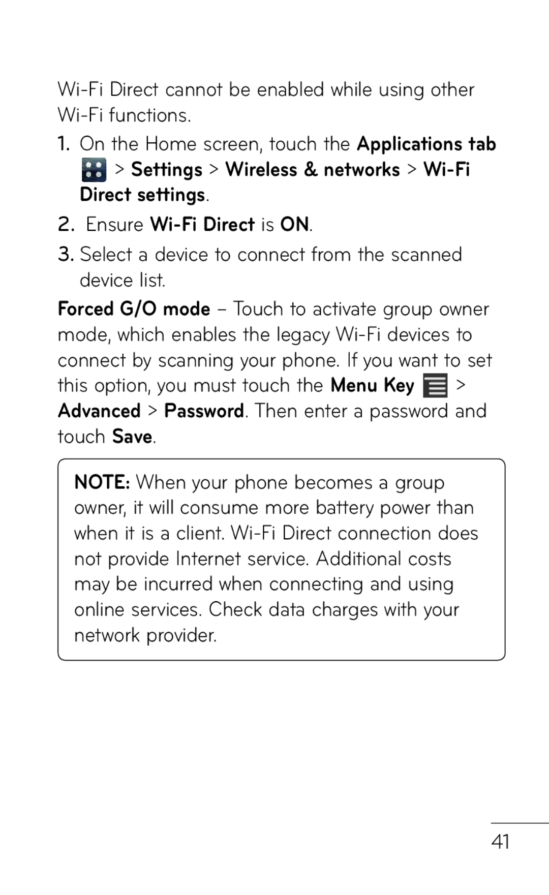 LG Electronics E739 manual 