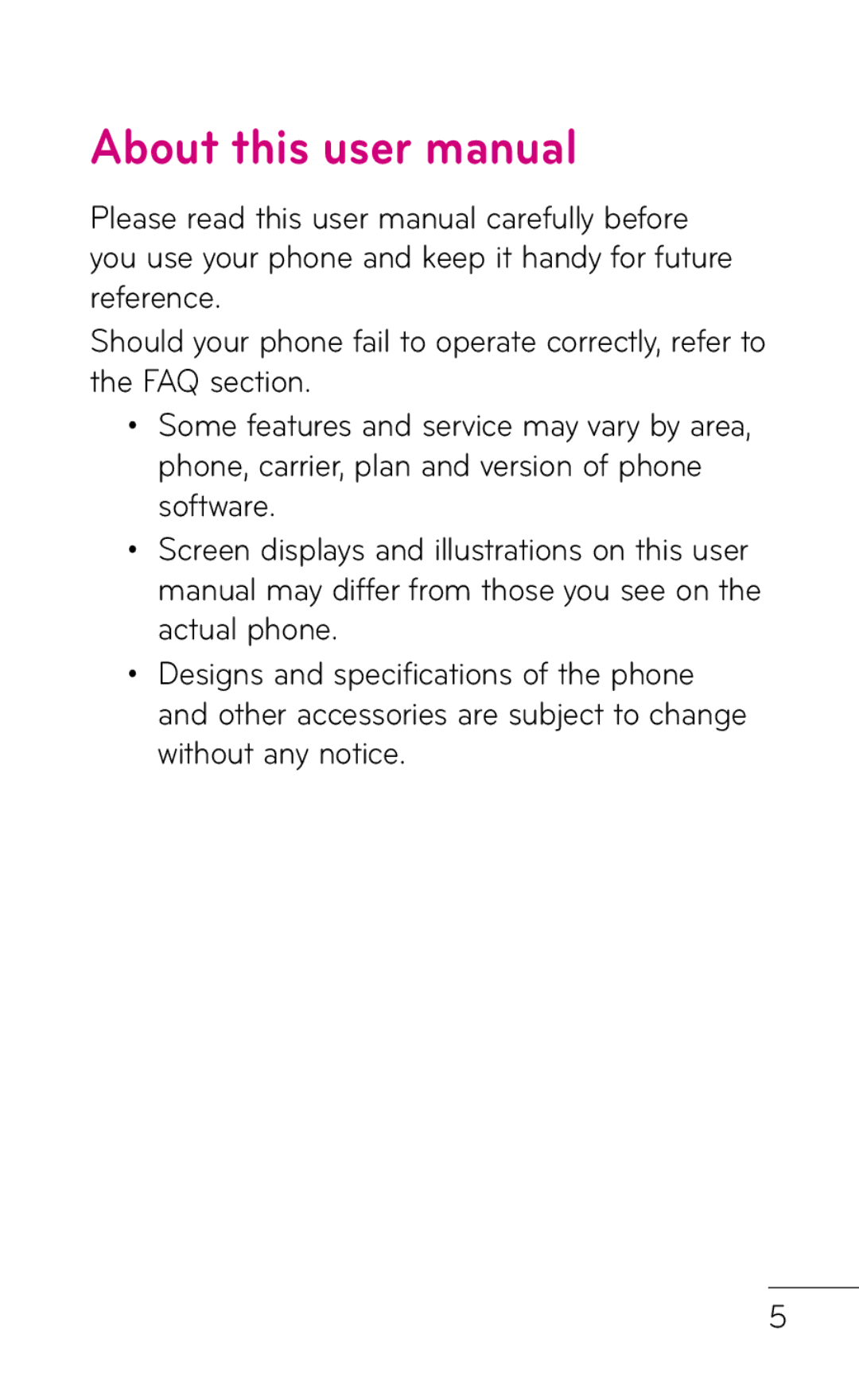 LG Electronics E739 manual 