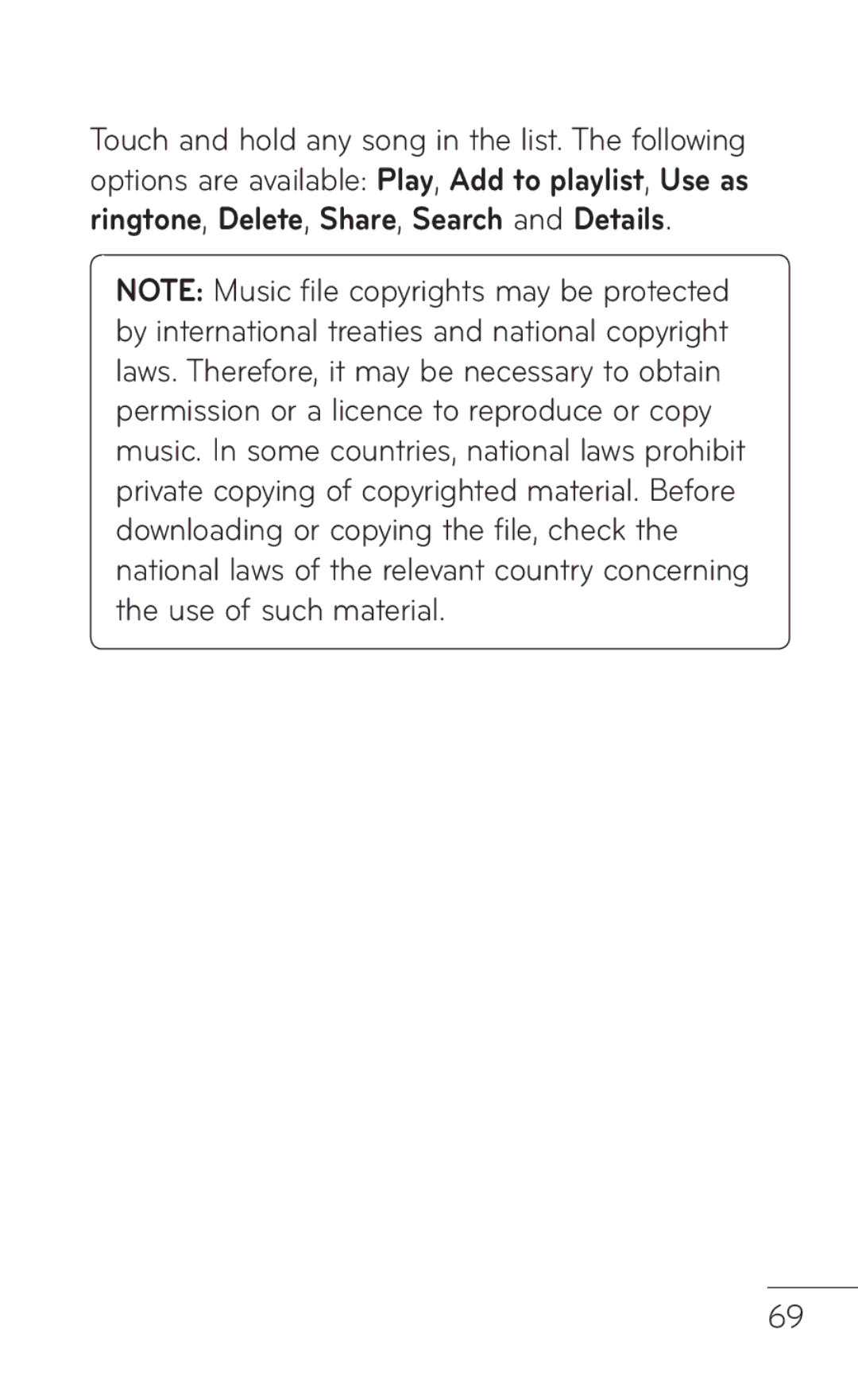 LG Electronics E739 manual 