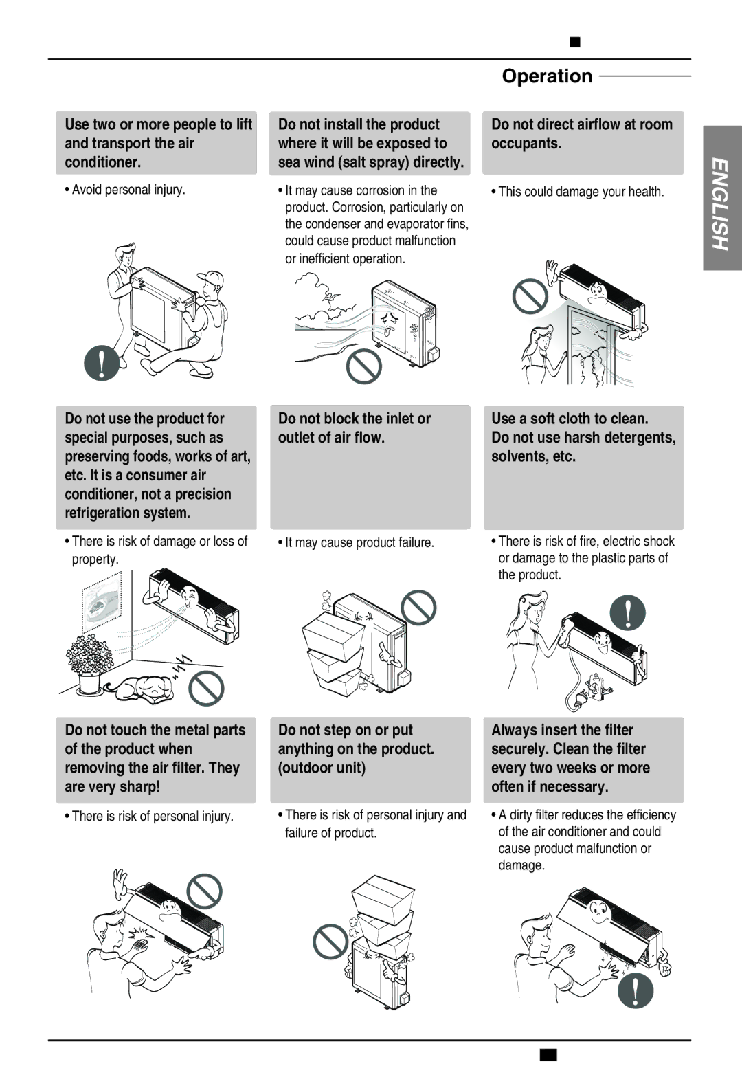 LG Electronics EN 61000-3 Norm), EN 61000-2 owner manual Avoid personal injury, This could damage your health, Product 