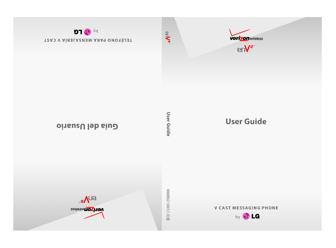 LG Electronics EnV2 manual Usuario del Guía 