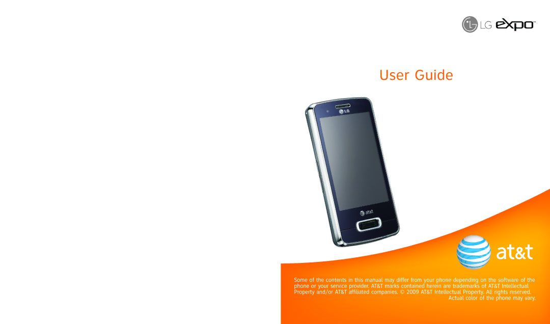 LG Electronics eXpo manual User Guide 