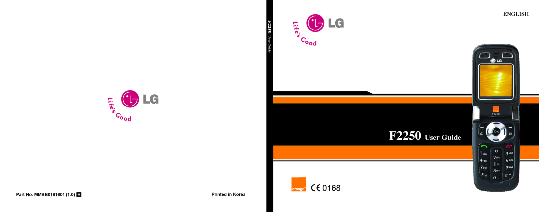 LG Electronics manual F2250 User Guide 