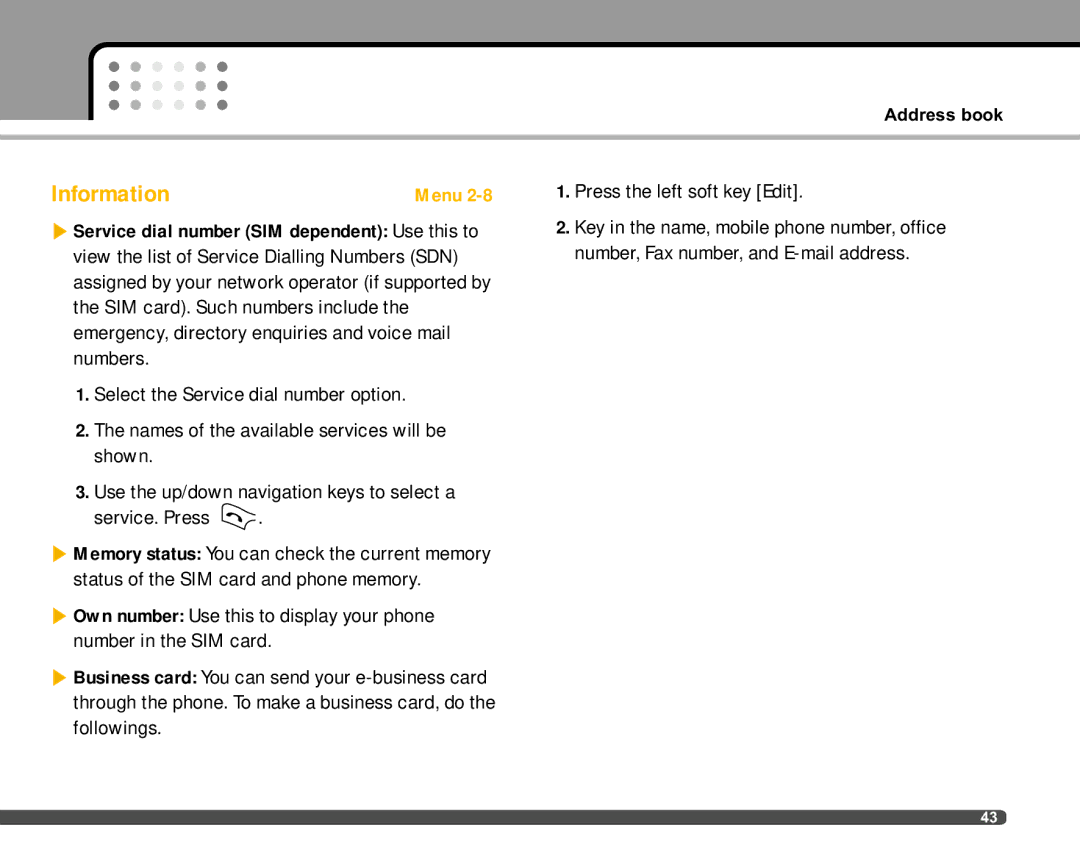 LG Electronics F2400 manual Information 