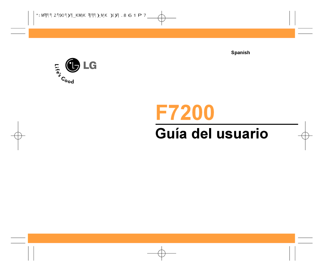 LG Electronics F7200 manual Guía del usuario, Spanish 