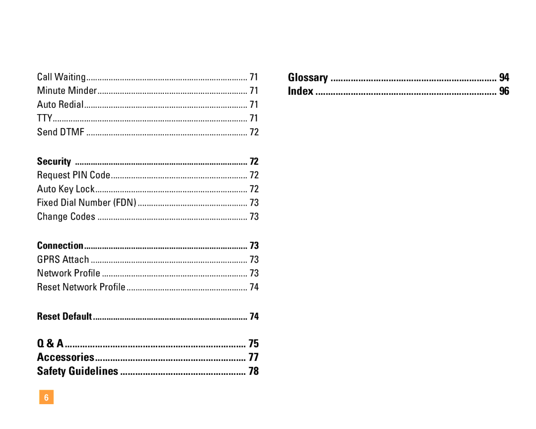 LG Electronics F9200 manual Glossary 