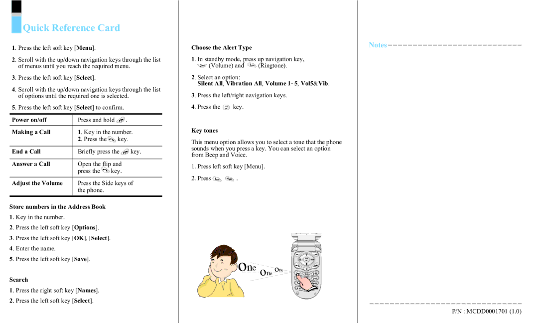 LG Electronics G4015 manual Quick Reference Card 