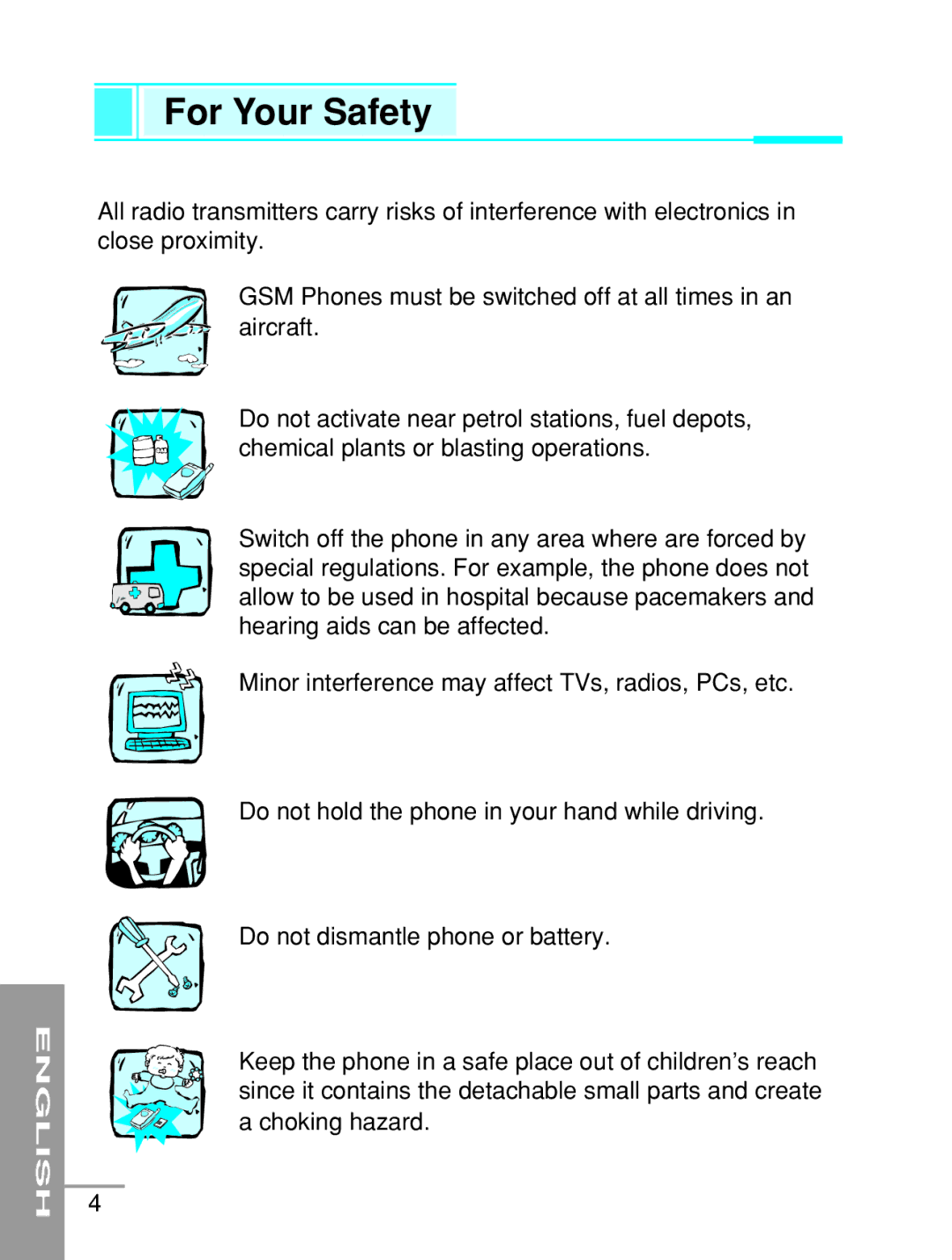 LG Electronics G5200 user manual For Your Safety 