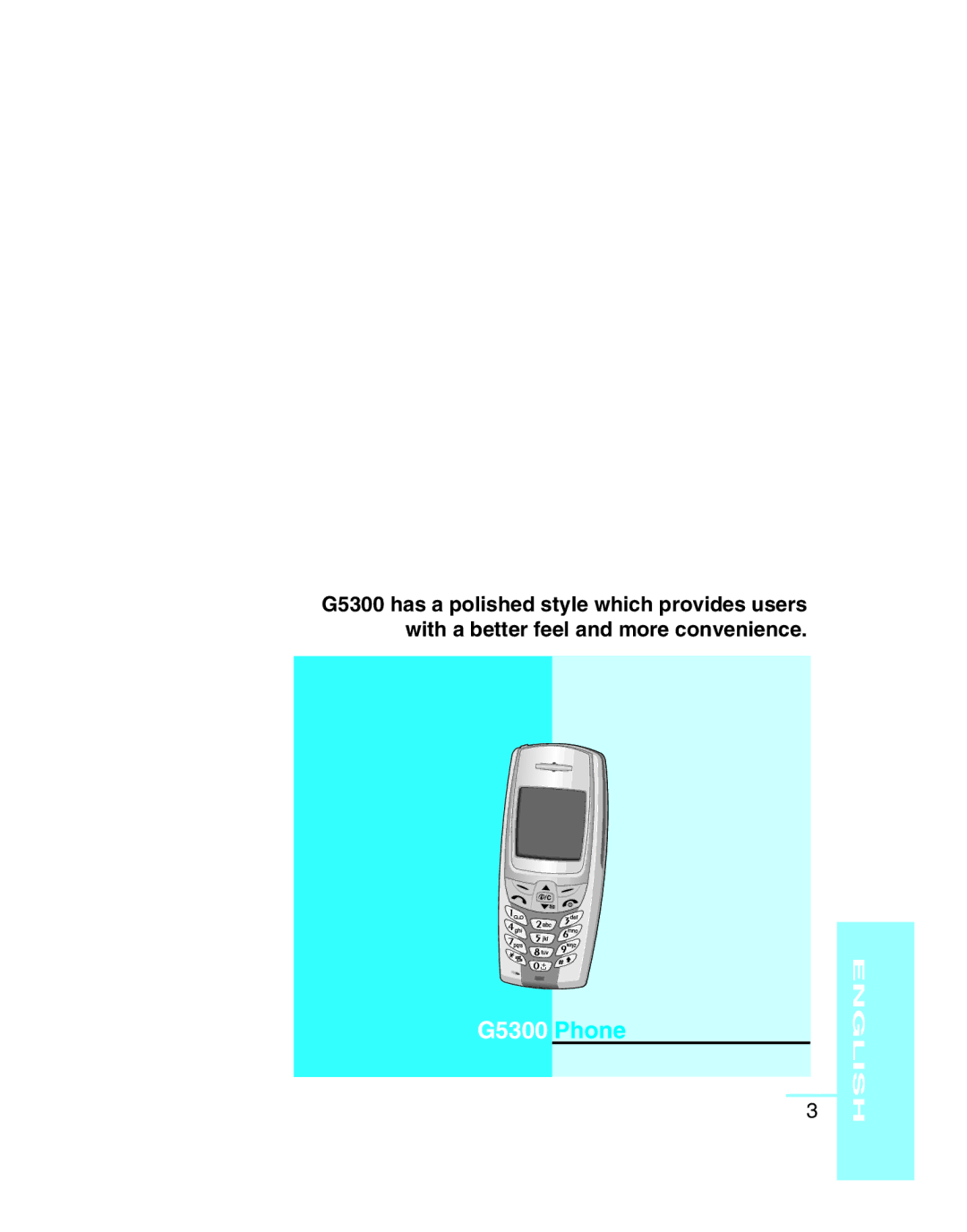 LG Electronics G5300 user manual English 