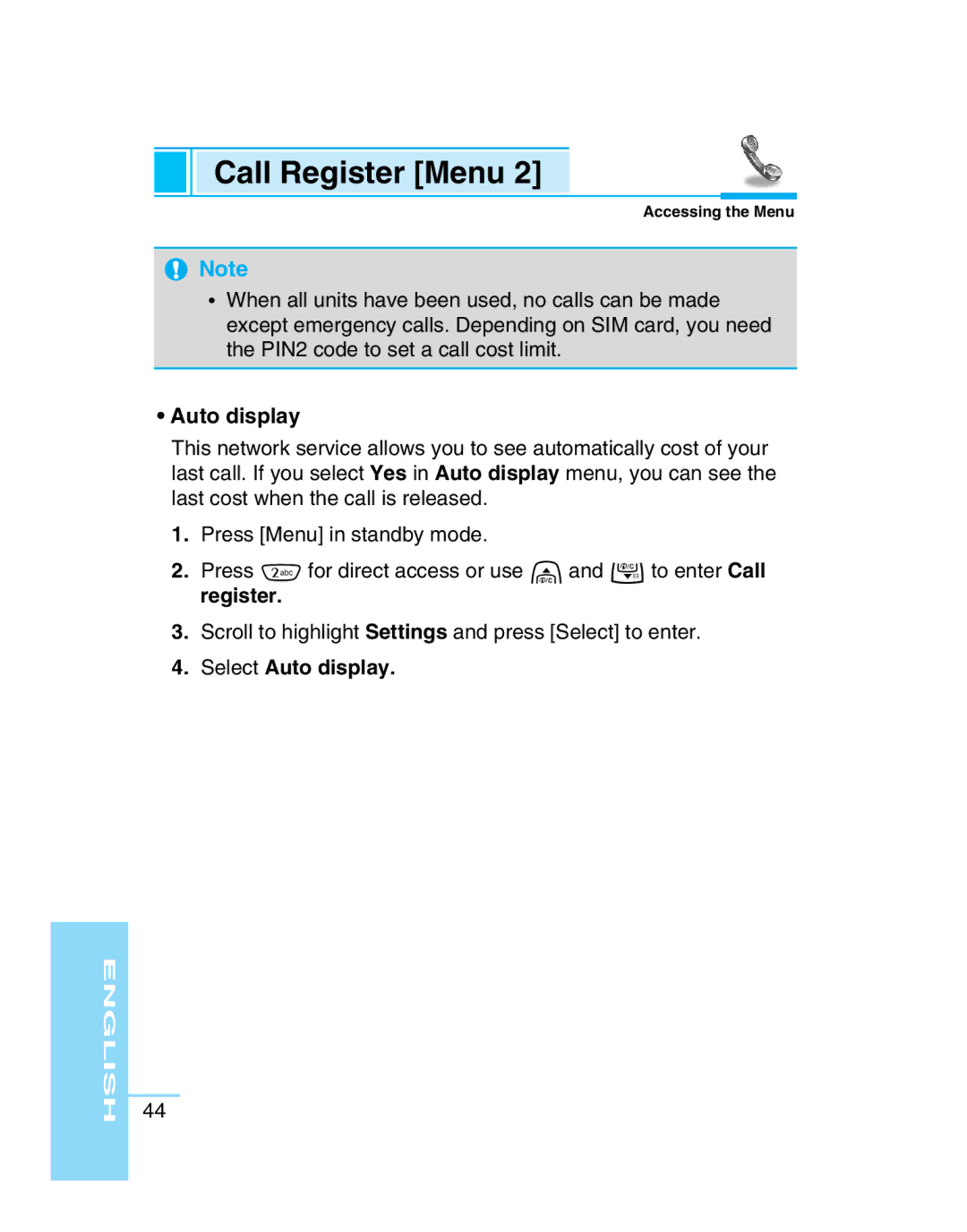 LG Electronics G5300 user manual Select Auto display 