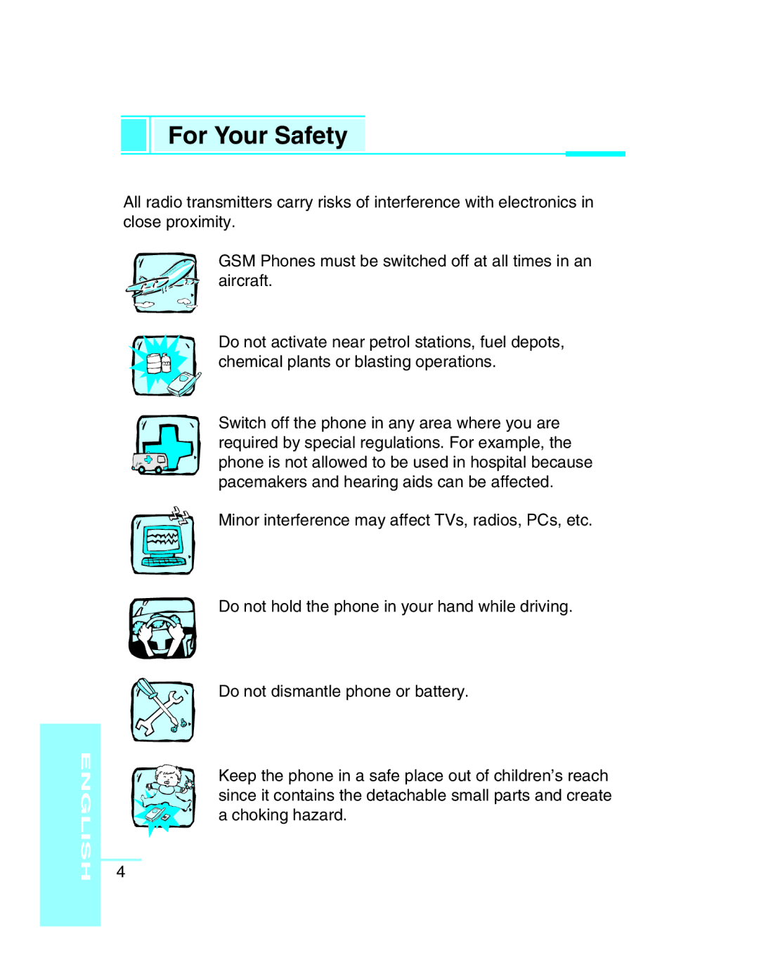 LG Electronics G5300 user manual For Your Safety 