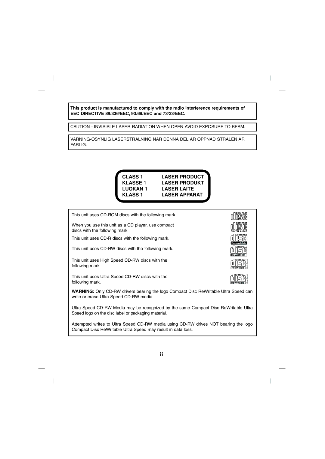 LG Electronics GCC-4480B manual Recordable 