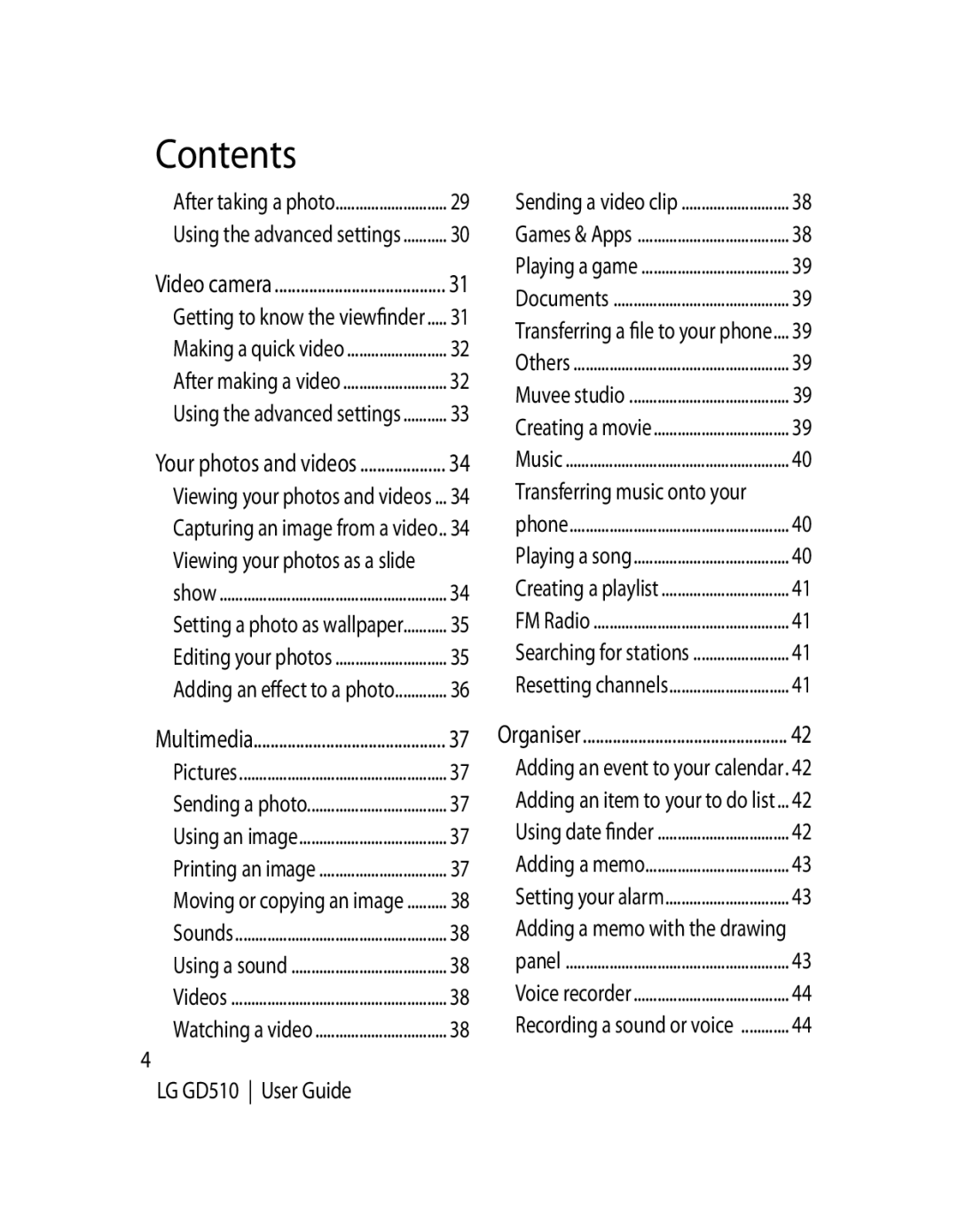 LG Electronics manual LG GD510 User Guide, Adding an effect to a photo 