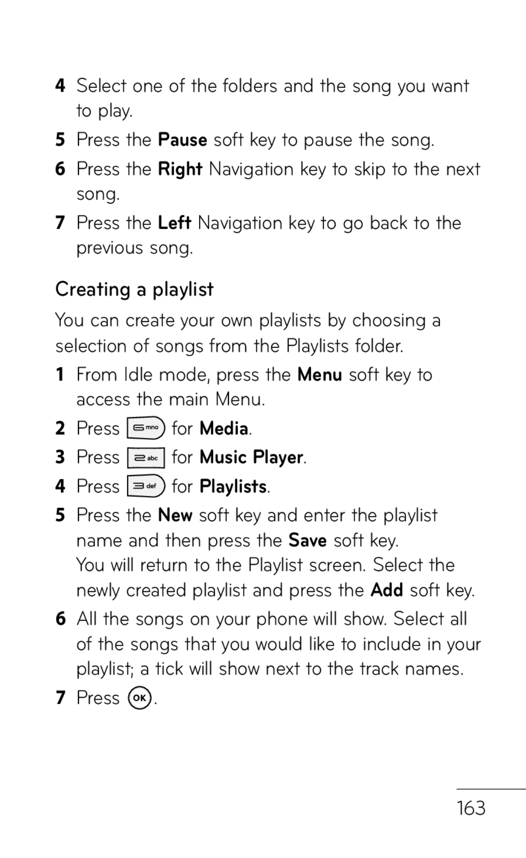 LG Electronics GD570 manual Creating a playlist 