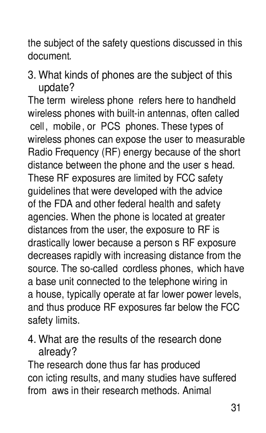 LG Electronics GD570 manual What kinds of phones are the subject of this update? 