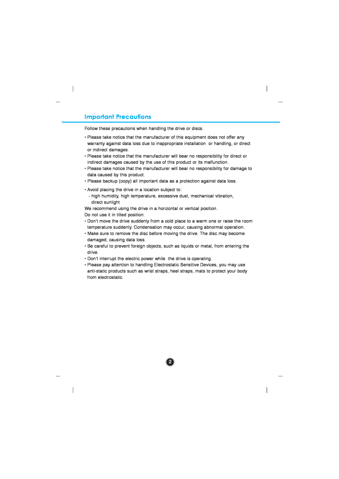 LG Electronics GGC-H20N, GGC-H20L owner manual Important Precautions 