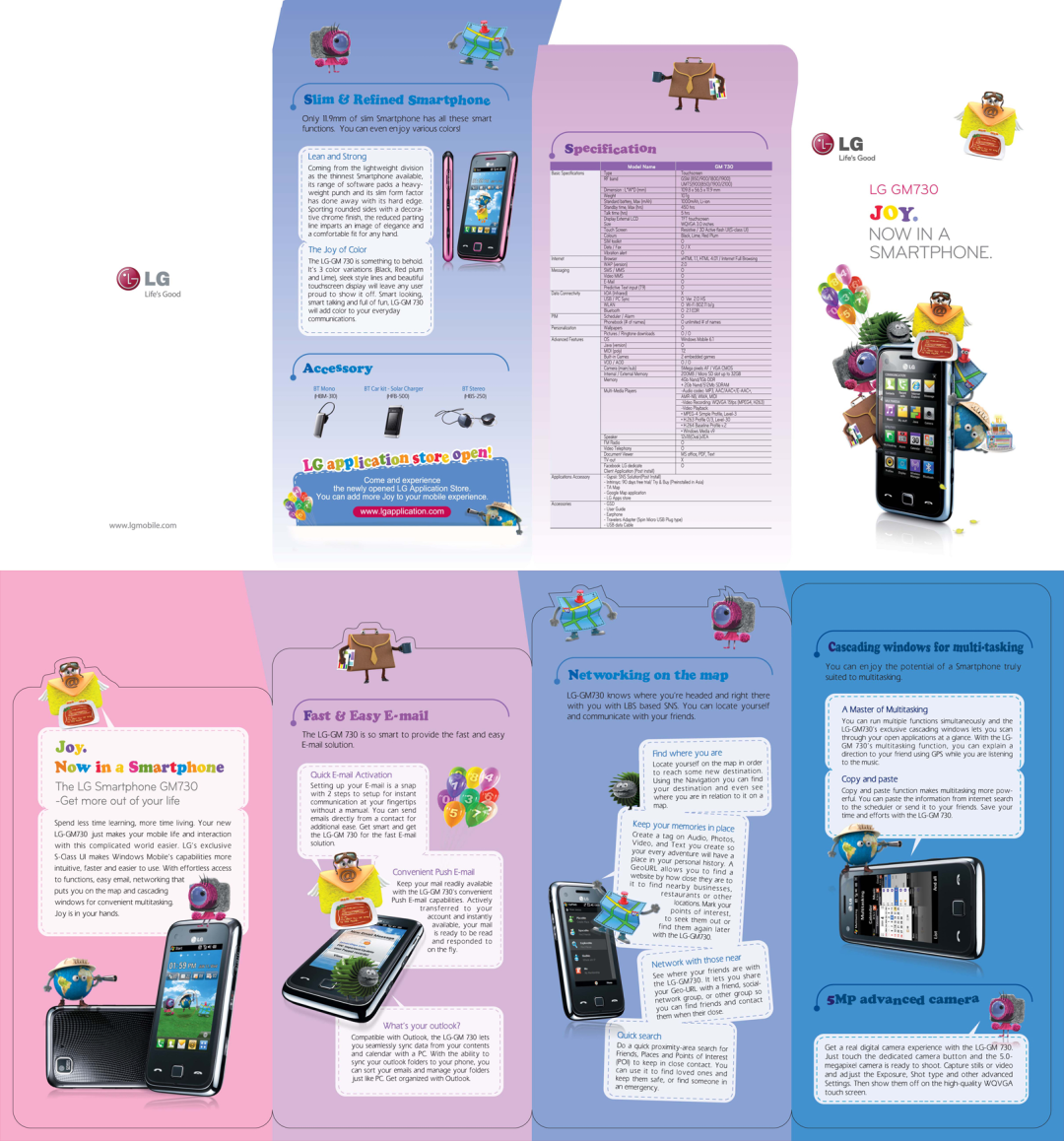LG Electronics GM730 manual 