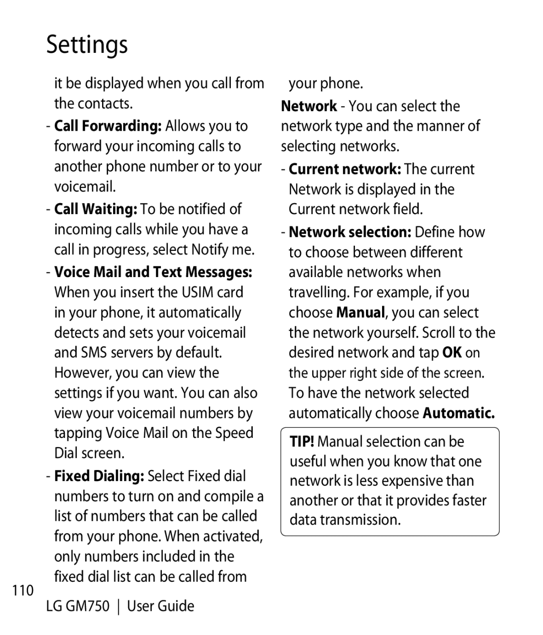 LG Electronics GM750 manual It be displayed when you call from the contacts, Your phone 