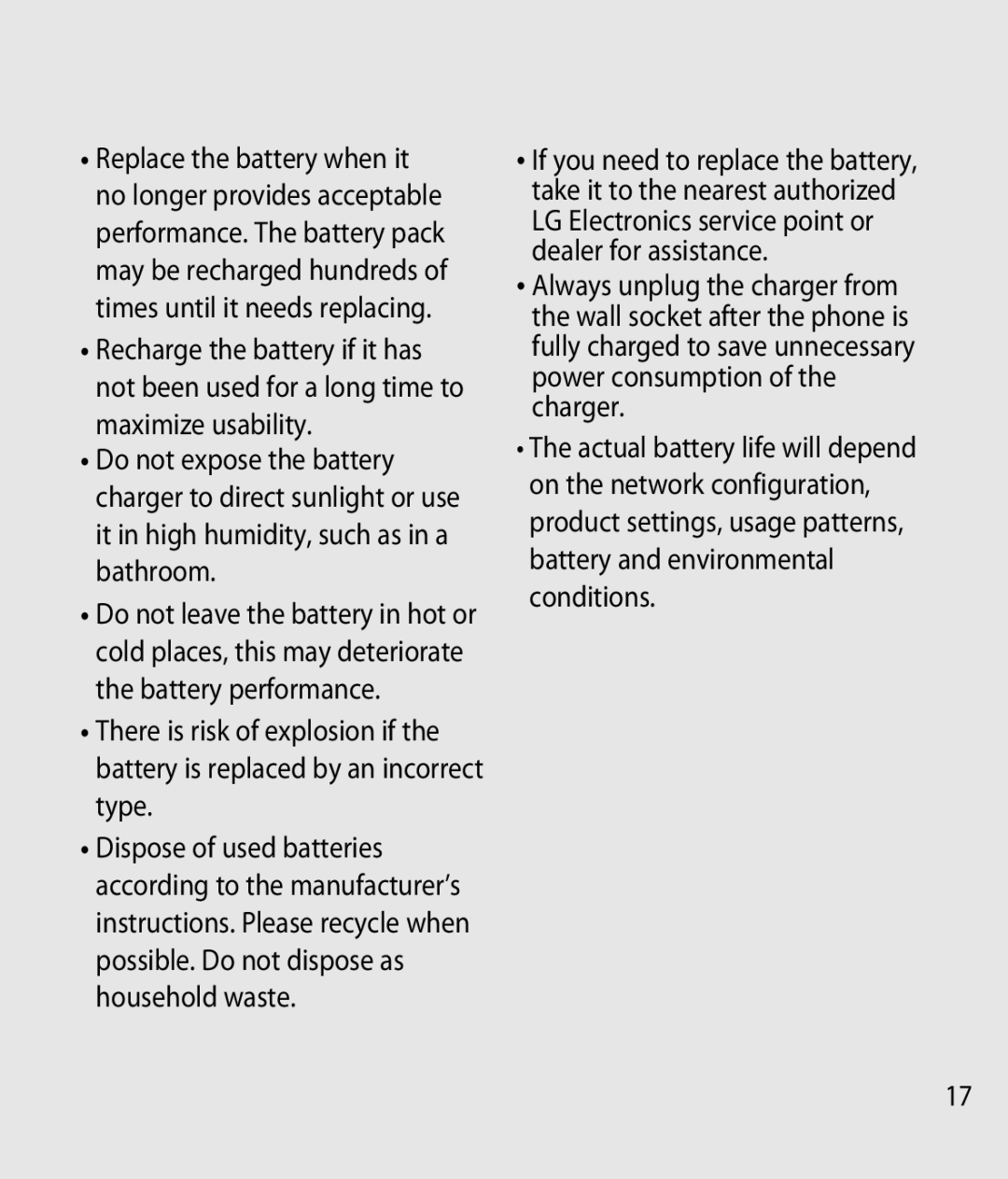 LG Electronics GM750 manual 