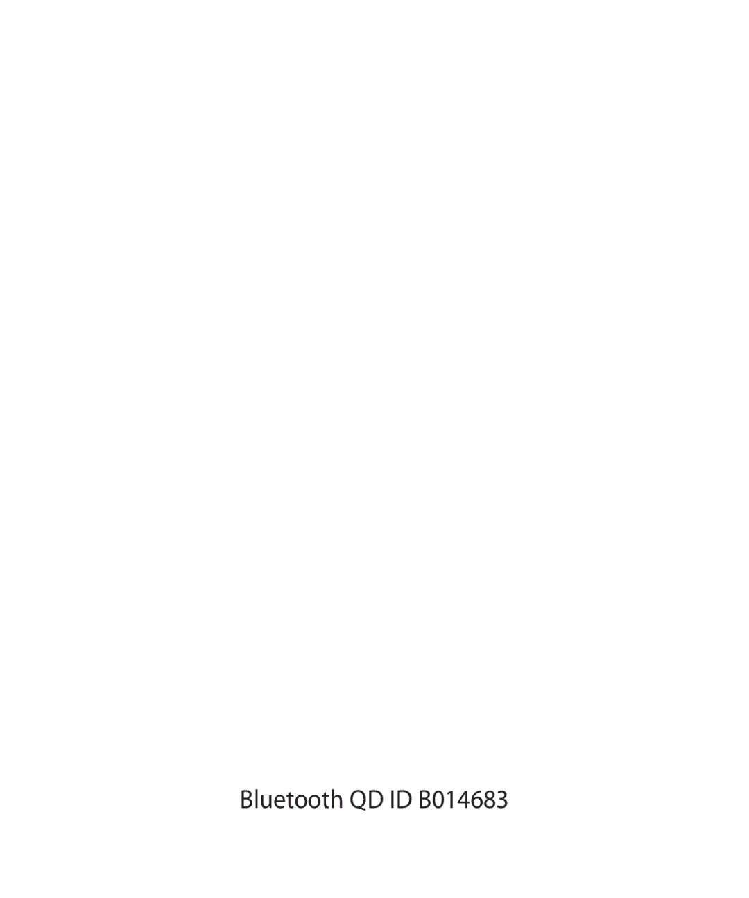 LG Electronics GR500R manual Bluetooth QD ID B014683 