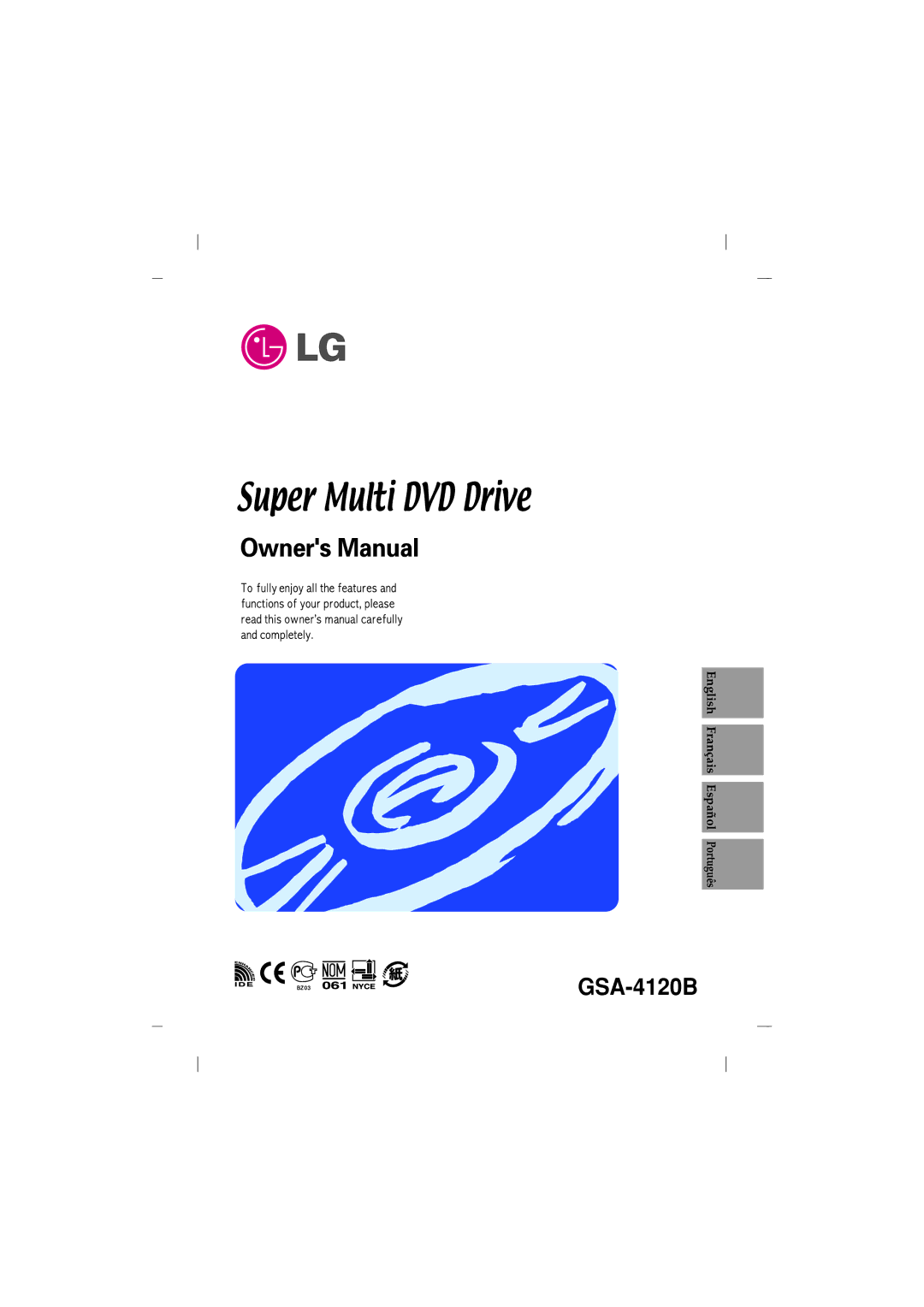 LG Electronics GSA-4120B manual Super Multi DVD Drive 