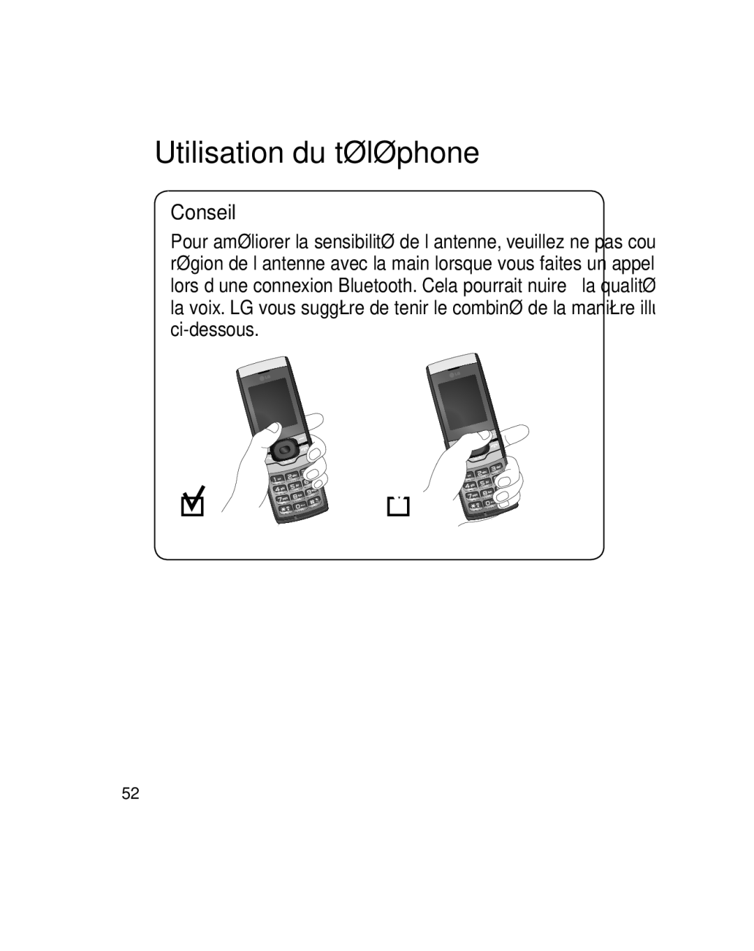 LG Electronics GU290V manual Conseil 