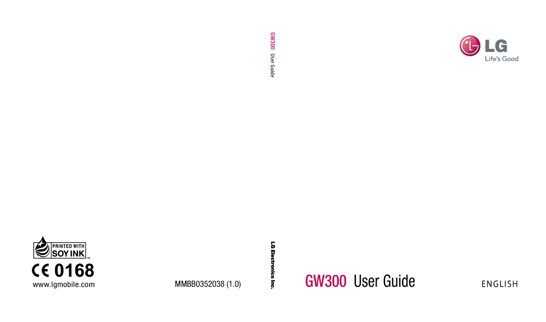 LG Electronics manual GW300 User Guide 