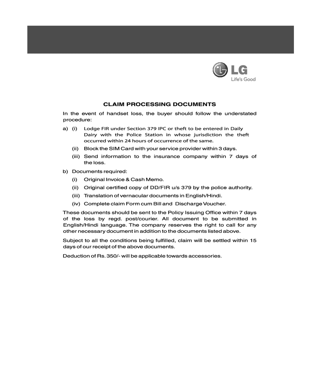 LG Electronics GW300 manual 